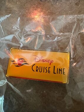 Disney Cruise Line Yellow Logo Enamel Pin